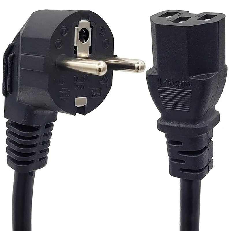 کابل برق سه پین منبع تغذیه کامپیوتر